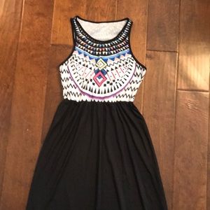 Aztec maxi dress